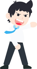 SD Business Man Isolated icons People Cartoon Character Flat illustration Png #45