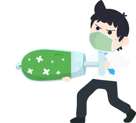 SD Business Man Isolated icons People Cartoon Character Flat illustration Png #85