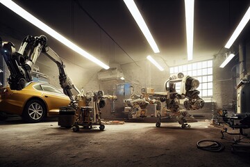 Robot Repair Factory