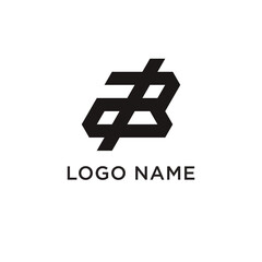 letter a B logo design