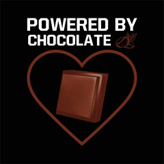 happy best chocolate day t shirt design vector