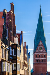 famous old town of Lueneburg - germany