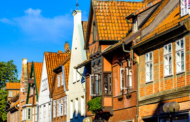 famous old town of Lueneburg - germany