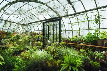 Inside a Commercial Greenhouse