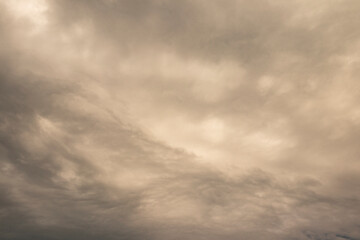 Gray cloud formations on sky,Nimbus moving,Appearance of raincloud,Abstract background from natural...