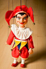 Jester marionette or puppet