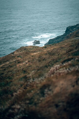 Fototapeta na wymiar Views around Trevose head lighthouse in Cornwall, England