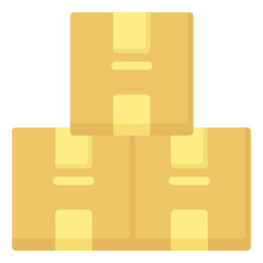 Box Package, delivery flat icon	