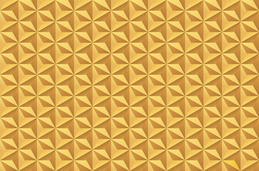  seamless pattern with golden star, luxury hexagon background vector