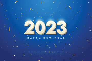 Obraz na płótnie Canvas 2023 2023 background, 2023 new year 2023 happy new year event happy new year new year background, 