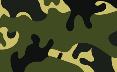 Military pattern background vector illustration.