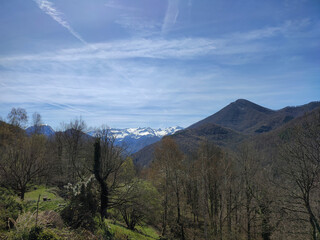 Panorama sur les Pyrénées ariégeoises en France