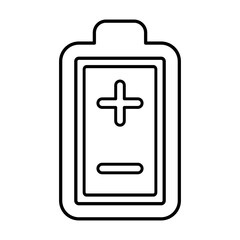 Obraz premium Battery charging icon 