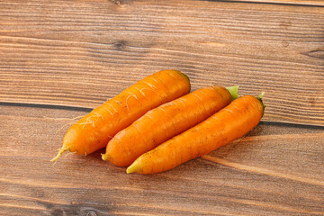 Yoiung natural organic carrot heap