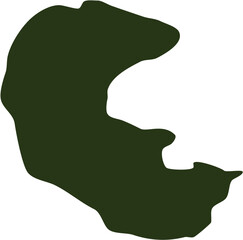 Abstract Brush Rough Shape