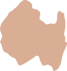 Abstract Brush Rough Shape