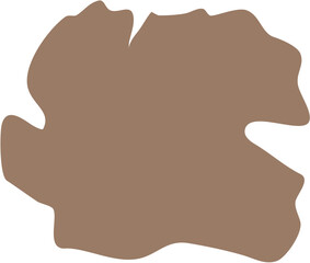 Abstract Brush Rough Shape