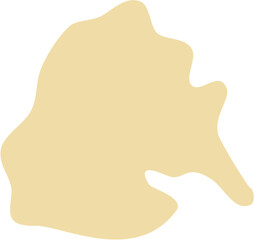 Abstract Brush Rough Shape