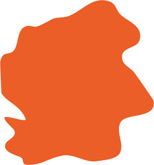 Abstract Brush Rough Shape