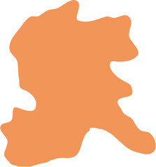 Abstract Brush Rough Shape