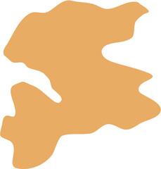 Abstract Brush Rough Shape