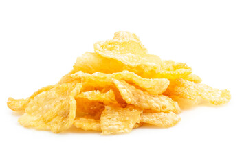 cornflake isolated on white background