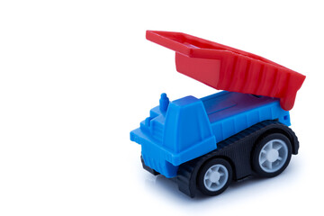 toy truck isolated on white background © wiparat