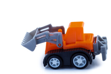 toy truck isolated on white background © wiparat