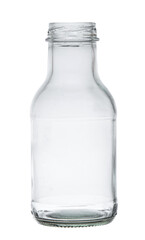 empty bottle isolated on white background