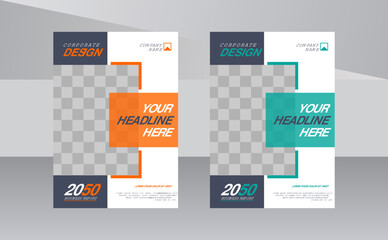 Creative corporate book cover design