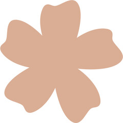 Single Flower Blossom Shape