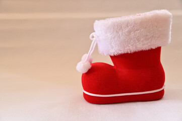 クリスマスのサンタクロースのブーツ