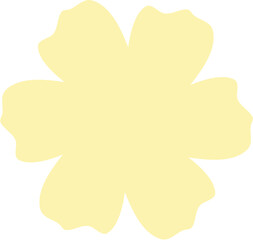 Single Flower Blossom Shape