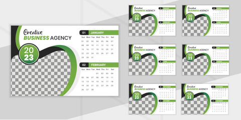 Business Monthly calendar for the 2023 year. The week Starts on Sunday.