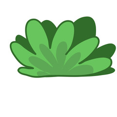 Kids drawing grass bush garden park decoration