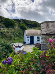 Irish Seaside Cottage Village with Thatched Roof - European Travel