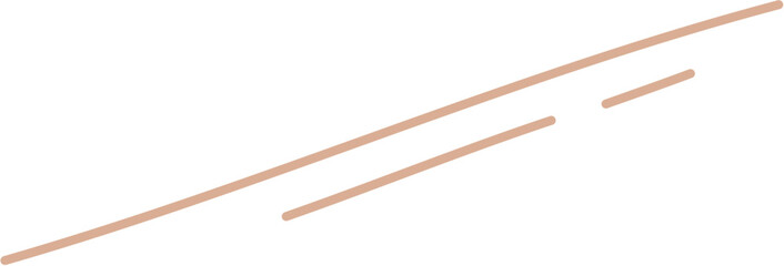 Comical Hairline Stroke Hand Drawn