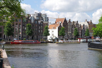 Obraz premium Amsterdam Hauptstadt der Niederlande