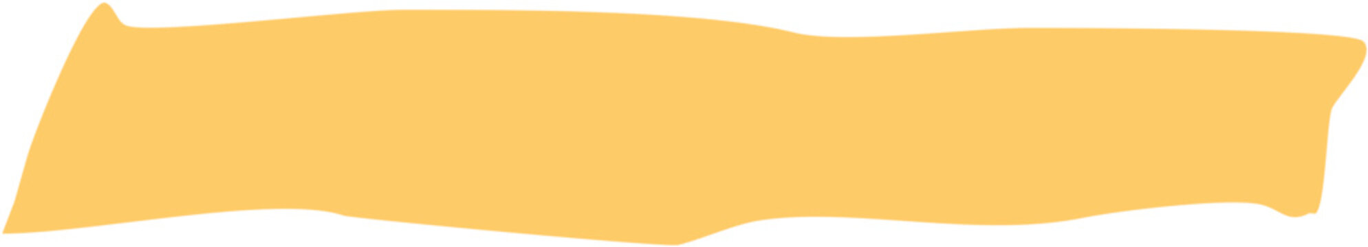 Highlight Marker Hand Drawn Yellow