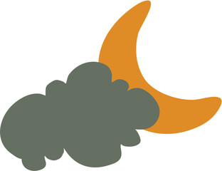 Scandinavian Cloud and Moon Baby Shower