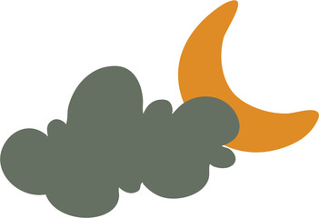 Scandinavian Cloud and Moon Baby Shower