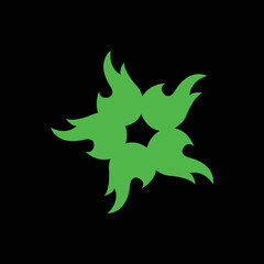 Nature leaf logo template design 