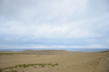 鳥取砂丘と日本海