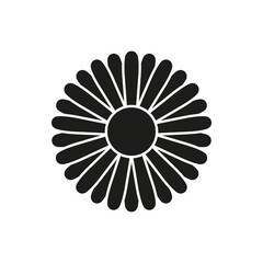 Daisy icon. Chamomile. Vector. Flat design.