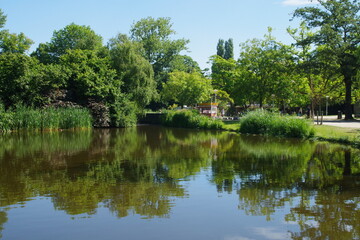 Fototapeta na wymiar Vondelpark, Amsterdam, Niederlande, Holland 