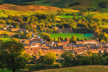 Obraz premium View of the small village Sedbergh. Cumbria, UK.
