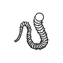 virus hand drawn illustration design