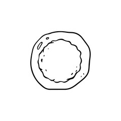 virus hand drawn illustration design