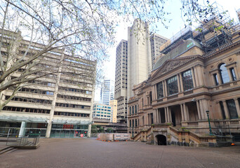 Naklejka premium Street photography, architecture Sydney CBD NSW Australia