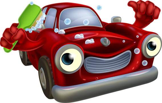 Car wash mascot